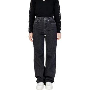 Only, Baggy Jeans Collectie - Herfst/Winter Zwart, Dames, Maat:W33 L32