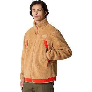 The North Face, Warm en Zacht Campshire Fleece Jas Bruin, Heren, Maat:L