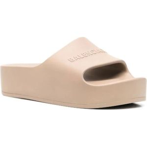 Balenciaga, Schoenen, Dames, Beige, 39 EU, Sandalen