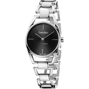 Calvin Klein, Accessoires, Dames, Grijs, ONE Size, K7L23141 - sierl Horloge Horloge