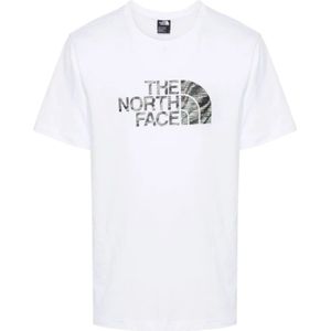 The North Face, T-Shirts Wit, Heren, Maat:XL