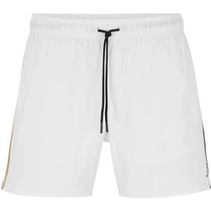 Boss, Korte broeken, Heren, Wit, XL, Zomer Strand Shorts