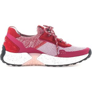 Gabor, Rollingsoft Dames Walking Sneaker Rood, Dames, Maat:36 EU