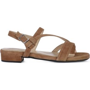 Frau, Sandalen suede Bruin, Dames, Maat:36 EU