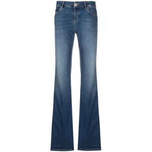 Pinko, Jeans, Dames, Blauw, W29, Katoen, Flared Jeans