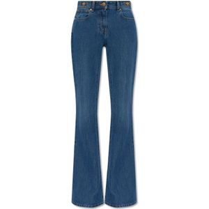 Versace, Jeans, Dames, Blauw, W29, Wijduitlopende jeans