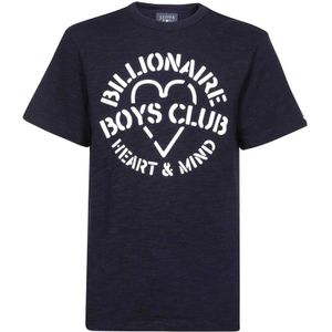 Billionaire Boys Club, Tops, Heren, Blauw, S, Katoen, Katoenen T-shirt met voorkant print