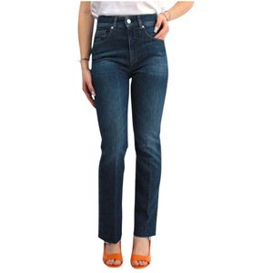 Nine In The Morning, Jeans, Dames, Blauw, W30, Katoen, Blauwe Slim Fit Katoenen Jeans