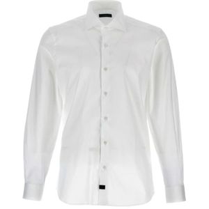 Fay, Overhemden, Heren, Wit, 2Xl, Witte Shirts voor Vrouwen