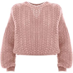 Kocca, Truien, Dames, Roze, XS, Wol, Mohair Wol Cropped Jumper