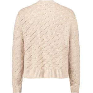 Betty & Co, Truien, Dames, Beige, L, Casual Open-Front Cardigan