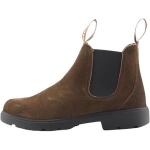 Nature Footwear, Schoenen, Dames, Bruin, 37 EU, Suède, Mahonie Olie Suède Laars met Voering