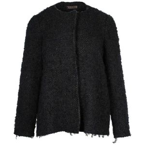Marni Pre-owned, Pre-owned Wool outerwear Groen, Dames, Maat:S