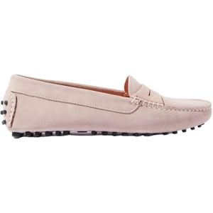 Scarosso, Schoenen, Dames, Roze, 38 EU, Suède, Roze Suède Rijloafers