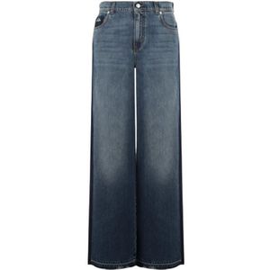 Alexander McQueen, Jeans, Dames, Blauw, W27, Katoen, Jeans