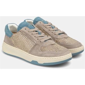 Alma EN Pena, Schoenen, Dames, Beige, 36 EU, Glinsterende Sneakers