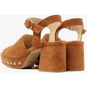 Via Vai, Schoenen, Dames, Bruin, 39 EU, Denim, Iris North Sandalen