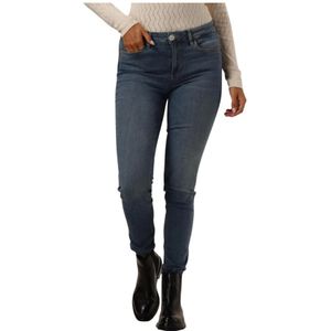 Liu Jo, Jeans, Dames, Blauw, W32, Blauwe Skinny Jeans Hoge Taille