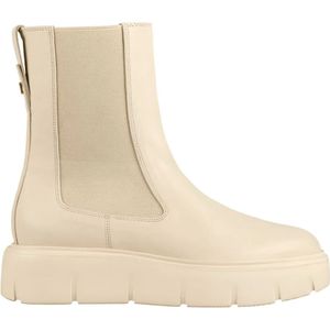 Högl, Schoenen, Dames, Beige, 41 EU, Leer, Beige Enkellaarzen voor dames