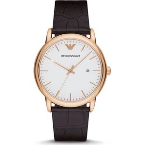 Emporio Armani, Accessoires, unisex, Zwart, ONE Size, Elegant en praktisch Ar 2502 horloge