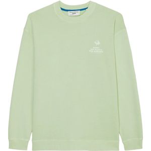 Marc O'Polo, Sweatshirts & Hoodies, Heren, Groen, M, Katoen, Relaxte sweatshirt
