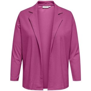 Only Carmakoma, Raspberry Rose Blazer Jas Roze, Dames, Maat:S