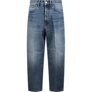 Nine In The Morning, Jeans, Heren, Blauw, W32, Denim, Blauwe Denim Carrot Fit 5-Pocket Broek