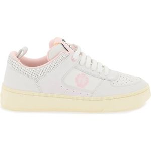 Bally, Leren Riweira Sneakers met Geperforeerde Details Veelkleurig, Dames, Maat:37 EU