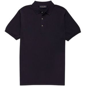 Brooks Brothers, Tops, Heren, Blauw, 2Xl, Katoen, Polo Shirt