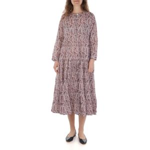 Milk Atelier, Roze/Rode Jurk voor Vrouwen Veelkleurig, Dames, Maat:XS