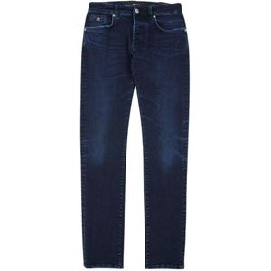John Richmond, Jeans, Heren, Blauw, W30, Katoen, Update van de Slim Jeans Collectie