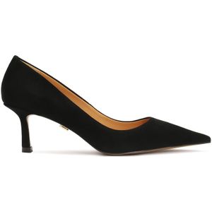 Kazar, Schoenen, Dames, Zwart, 40 EU, Suède, Zwarte suède minimale pumps