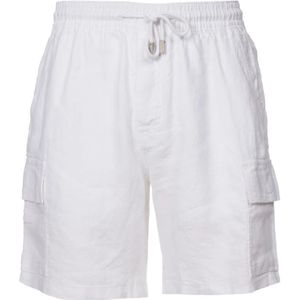 Vilebrequin, Linnen Bay Bermuda Shorts Wit, Heren, Maat:L