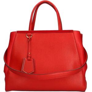Fendi Vintage, Pre-owned, Dames, Rood, ONE Size, Leer, Pre-owned Leather fendi-bags