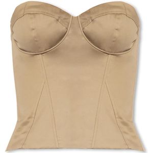 Munthe, Losagga korset Beige, Dames, Maat:L