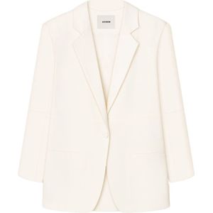 Aeron, Jassen, Dames, Beige, L, Ecovero Viscose Blend Boxy Blazer