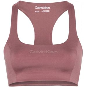 Calvin Klein, Tops, Dames, Roze, S, Polyester, Roze Sport Top