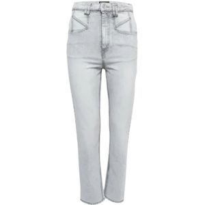 Isabel Marant Pre-owned, Pre-owned Denim jeans Grijs, Dames, Maat:S