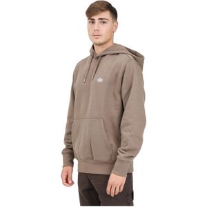 Dickies, Sweatshirts & Hoodies, Heren, Bruin, M, Katoen, Bruine hoodie Summerdale trui