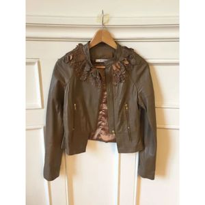 Givenchy Pre-owned, Pre-owned, Dames, Grijs, S, Pre-owned Leather outerwear