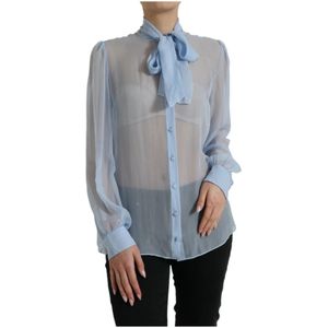 Dolce & Gabbana, Blouses & Shirts, Dames, Blauw, L, Shirts