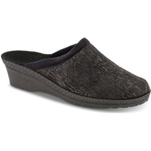 Rohde, Slippers Zwart, Dames, Maat:40 EU