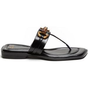 Jeffrey Campbell, Zwarte Bora Bora Flip Flops Zwart, Dames, Maat:39 EU