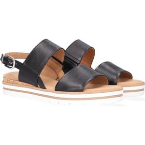 Gabor, Schoenen, Dames, Zwart, 38 1/2 EU, Suède, Comfort Sandalen 774.1