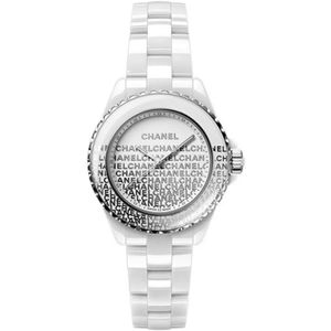 Chanel, Accessoires, Dames, Wit, ONE Size, J12 Wanted Keramisch Horloge