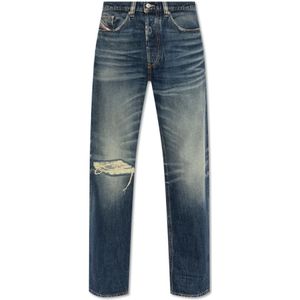 Diesel, Jeans, Heren, Blauw, W31 L30, Katoen, Jeans 2010 D-Macs L.32