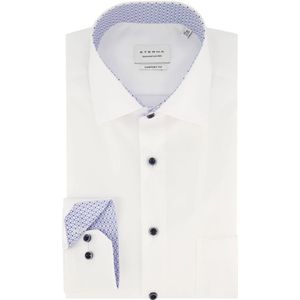 Eterna, Overhemden, Heren, Wit, XL, Katoen, Zakelijk Overhemd Wit Comfort Fit