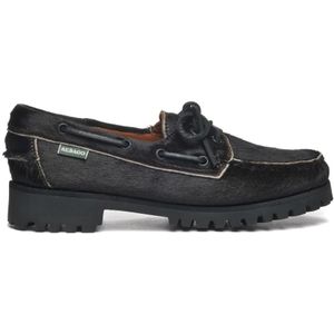 Sebago, Ranger Raw Bootschoenen Zwart, Dames, Maat:36 1/2 EU