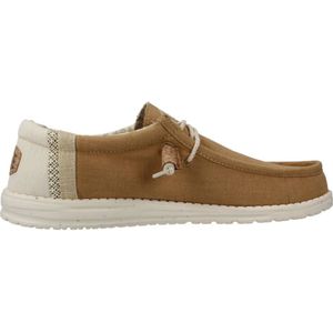 Hey Dude, Schoenen, Heren, Bruin, 45 EU, Linnen, Laced Schoenen