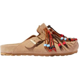 Scarosso, Flat Sandalen Beige, Heren, Maat:47 EU